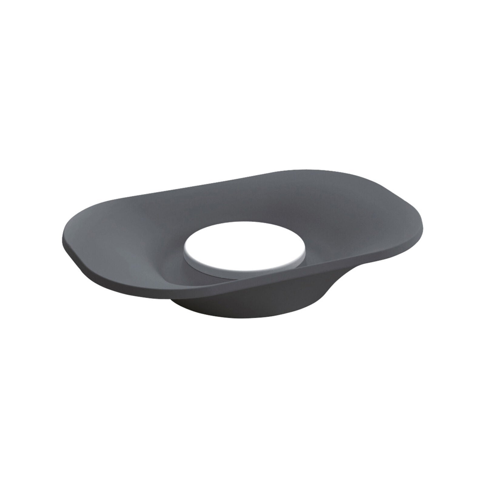 Lineabeta - Portasapone Saon in silicone / abs antracite