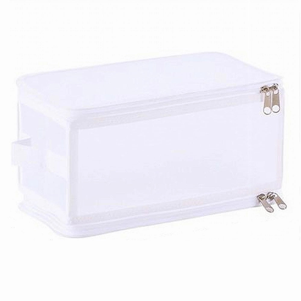Trade Shop - Box Scatola Salvaspazio Portatutto Contenitore Organizer Armadi 30x15x15cm 59970 -