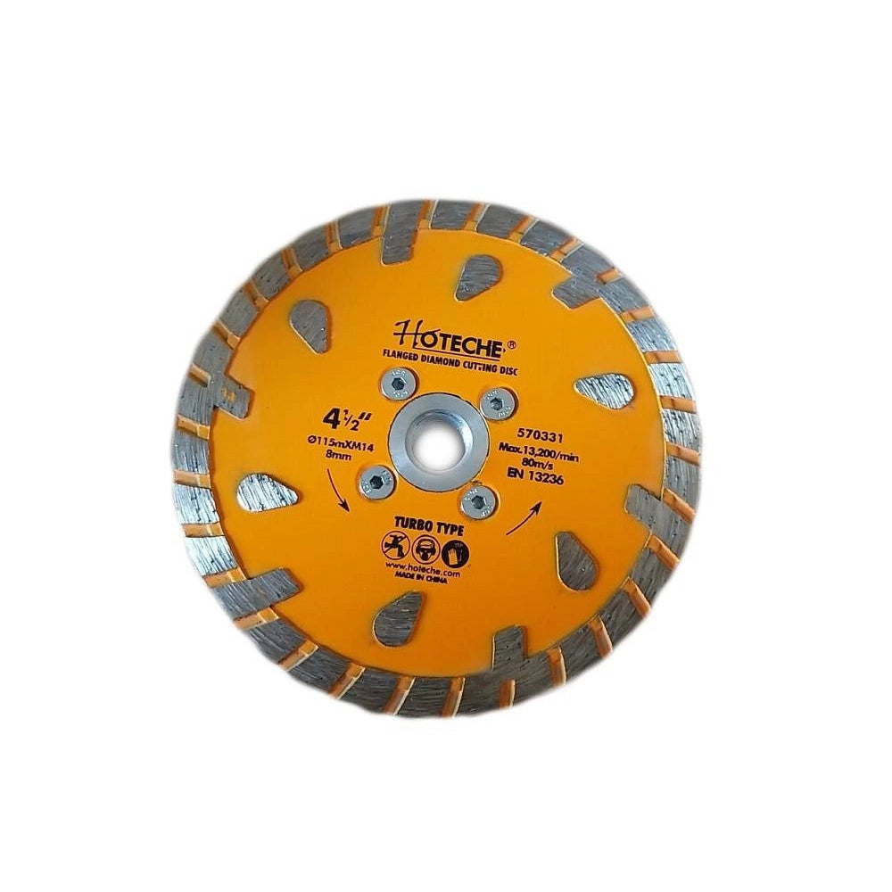 Trade Shop - Disco Diamantato Segmentato Cemento ø11,5cm ø115xm14 8mm Smerigliatrice 570331 -