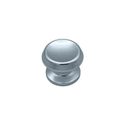 Pomolo fisso per porta SAGUATTI 166/70AB in alluminio argento lucido