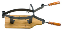 porta prosciutto con base in legno e cerniera cod:ferx.39028