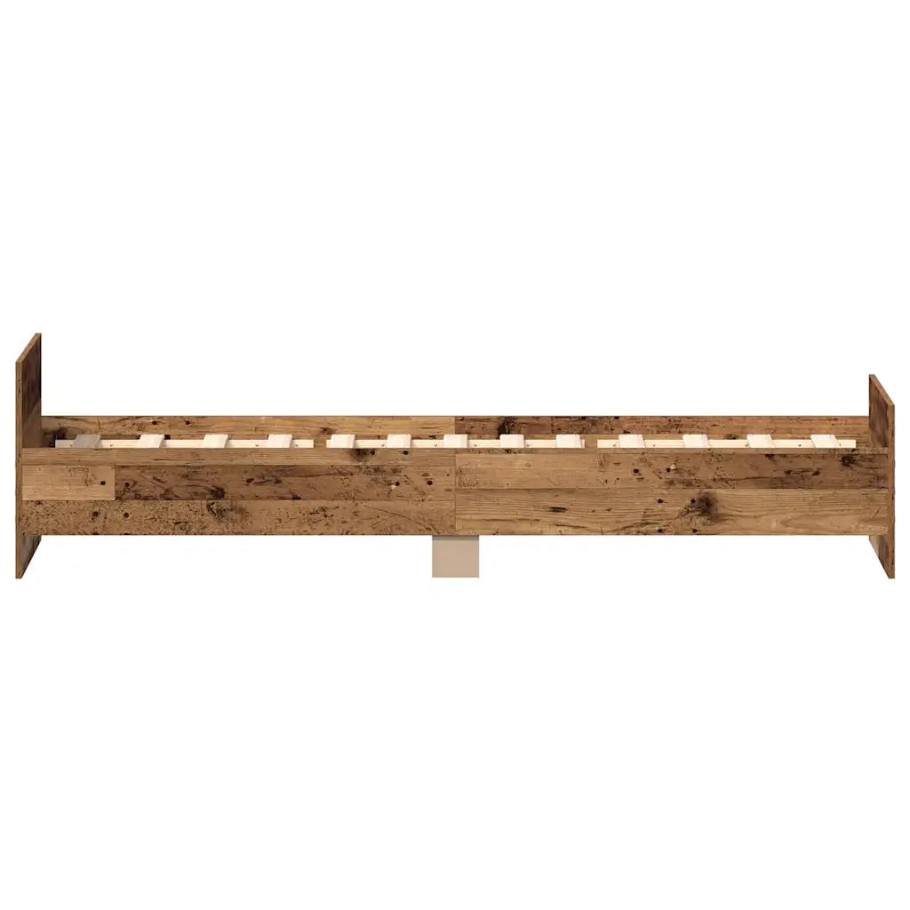 Giroletto senza Materasso Legno Antico 90x200cm in Truciolato