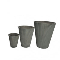 Vaso Grande Iris Ø39x46 cm in Fibra sintetica Antracite