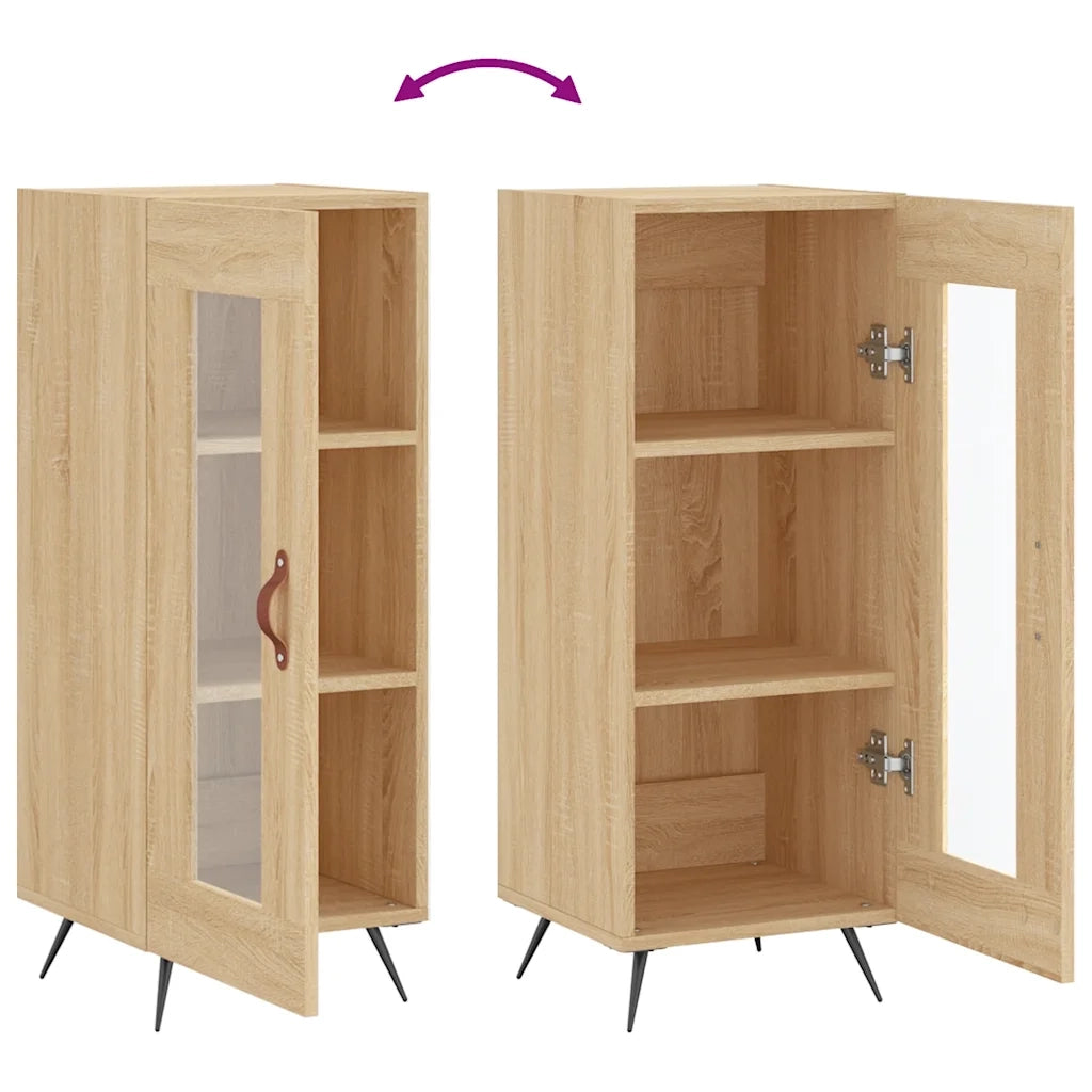 Credenza Rovere Sonoma 34,5x34x90 cm in Legno Multistrato 828767