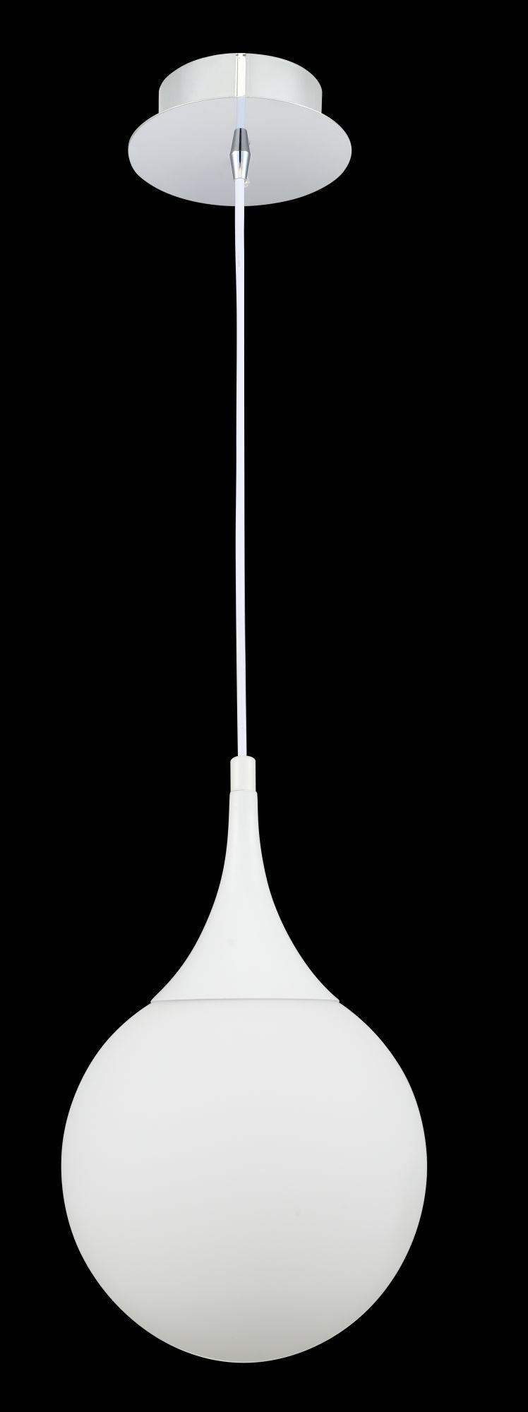 Lampada pendente Pendant in Metallo Dewdrop Bianco