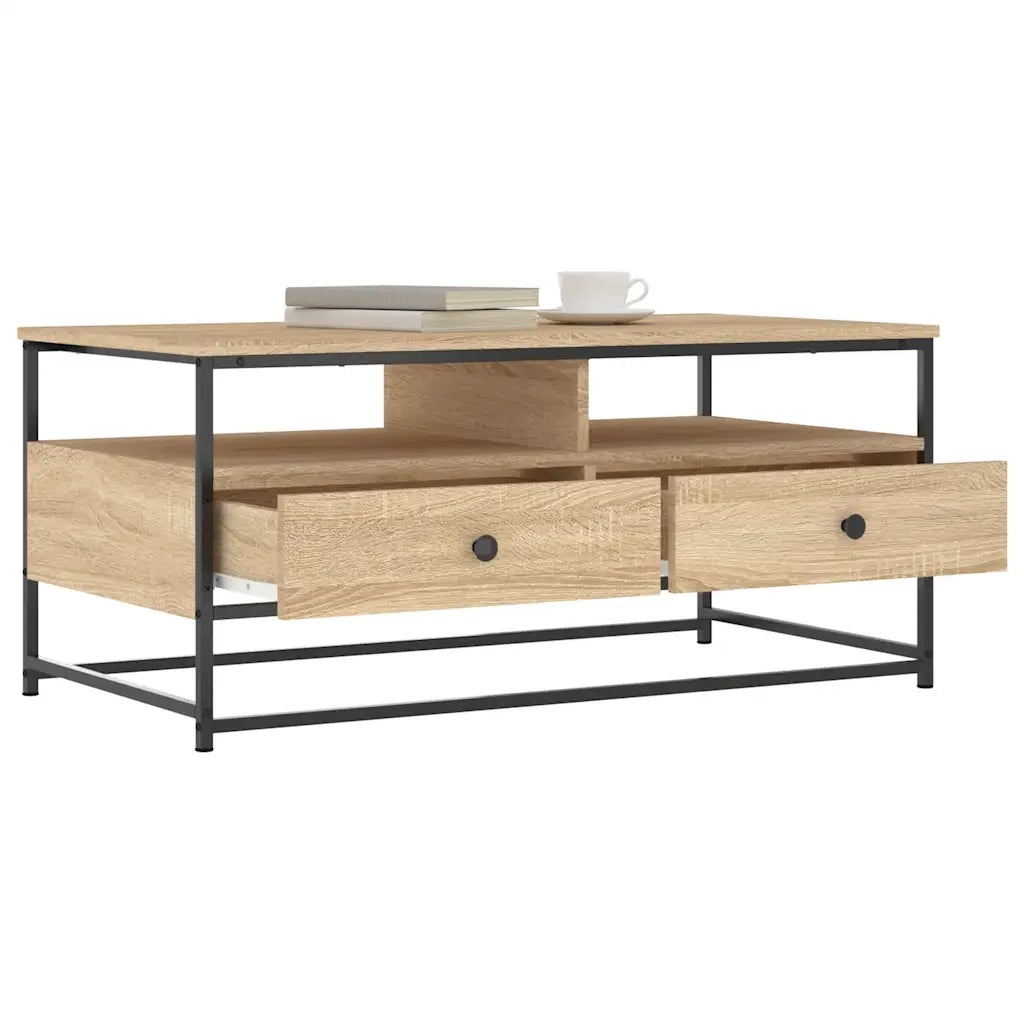 Tavolino da salotto | Tavolino da caff¨¨ | Tavolino da Soggiorno Rovere Sonoma 100x51x45cm Legno Multistrato