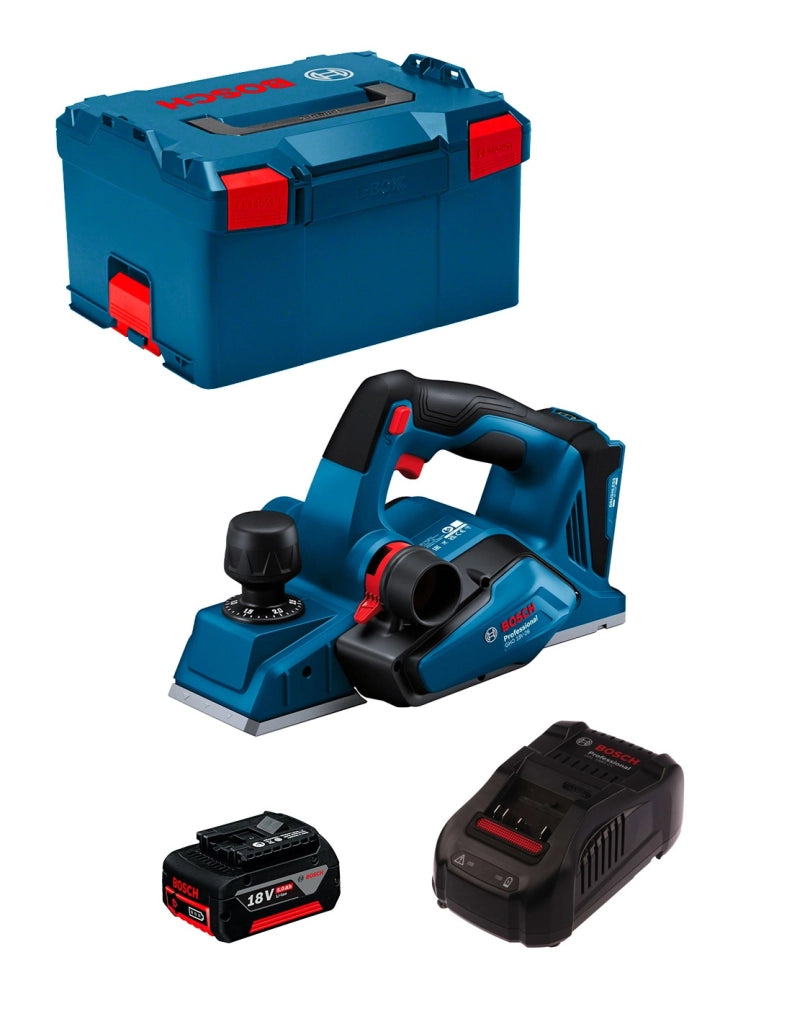 Pialletto BOSCH GHO 18V-26 (1 x 5,0 Ah + GAL1880CV + L-Boxx 238)