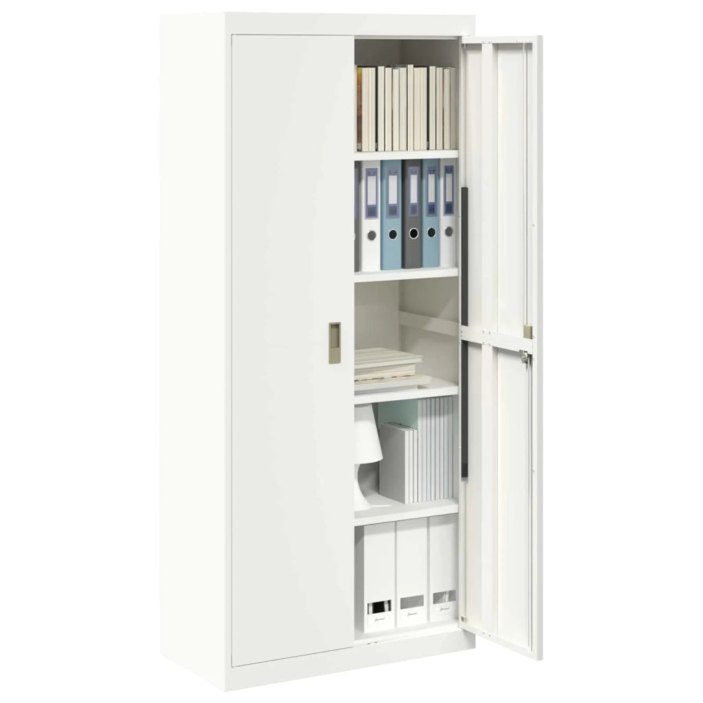 Armadio Bianco 80 x 40 x 180 cm Acciaio