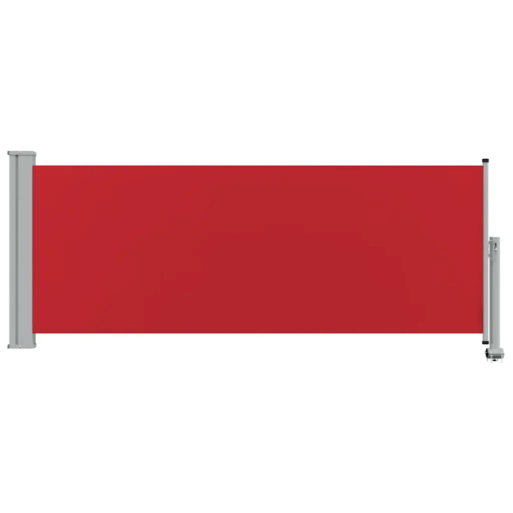 Tenda Laterale Retrattile per Patio 100x300 cm Rossa 48342
