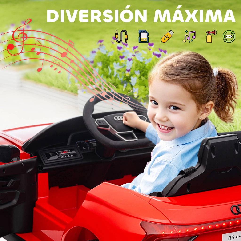 Auto Elettrica per Bambini ¨C zephmum ¨C Rosso 103x58x41 cm