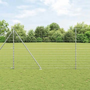 Palo della recinzione Zincato 25 x 1,6 m Acciaio