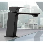 Venti monoc.lavabo scarico simpl e rapid nero opaco paini v2yo211