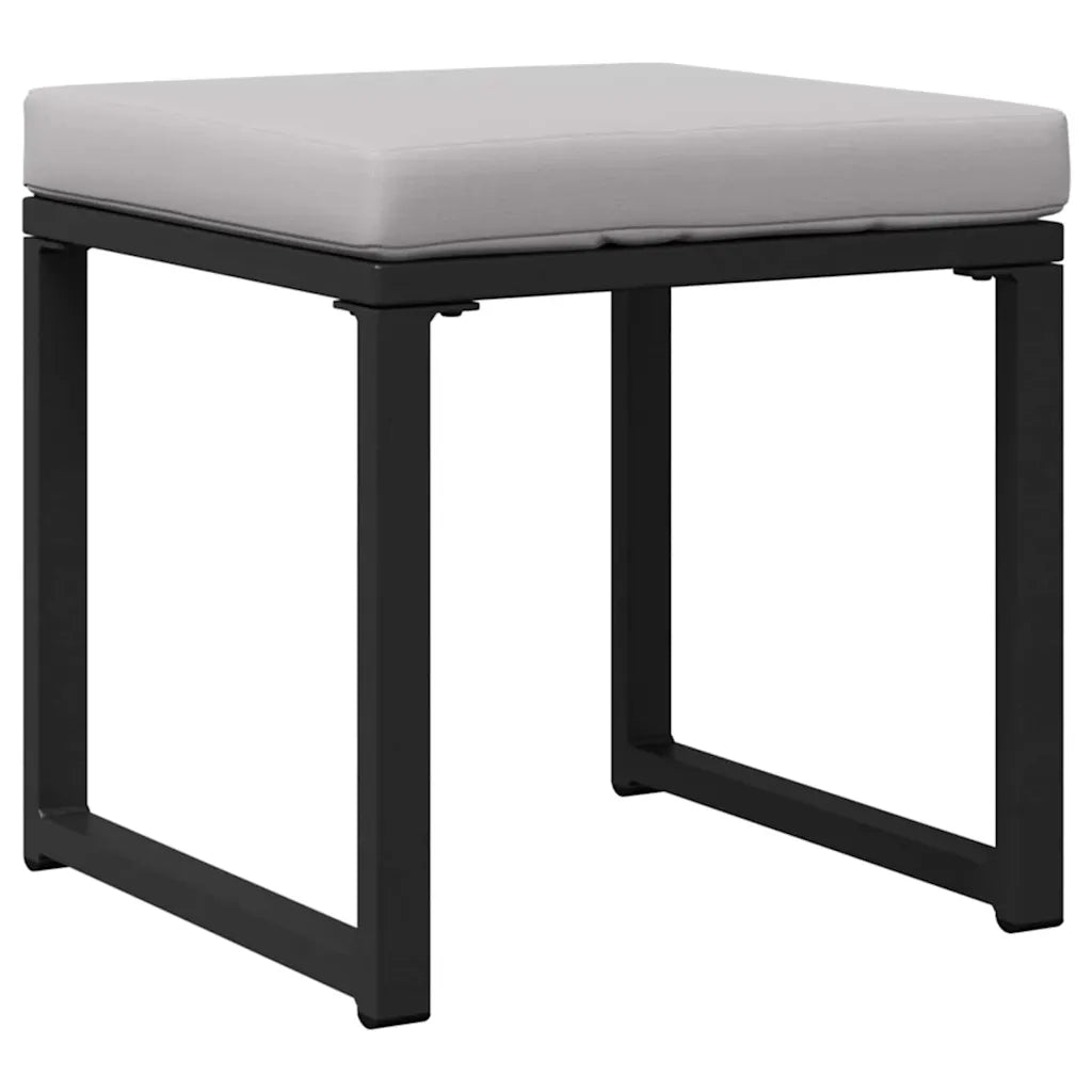 Arredamento da Giardino 4 pcs Grigio chiaro Poliestere