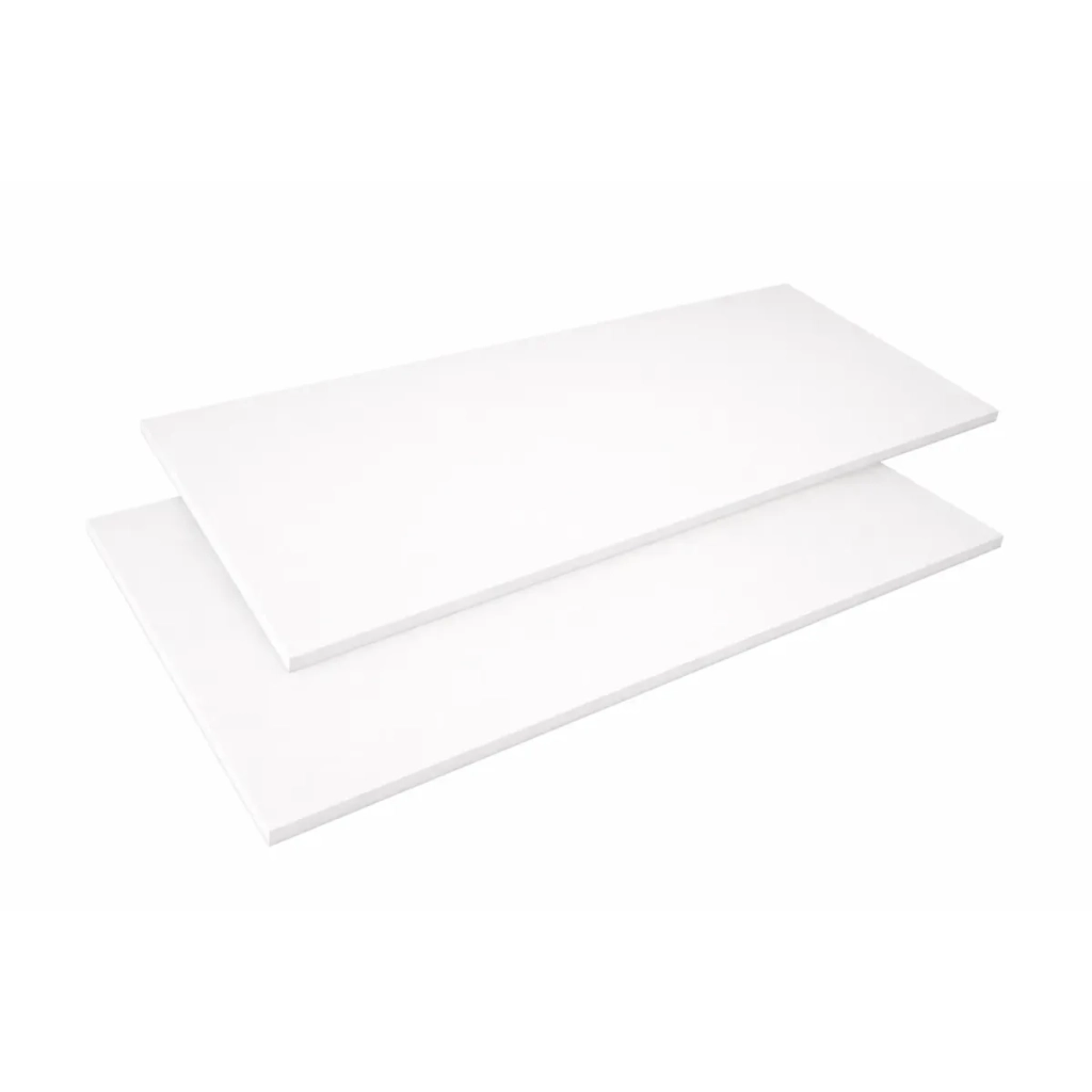 Calandrelli Coppia Ripiani Armadio 56,4x50 cm Bianco 18 mm