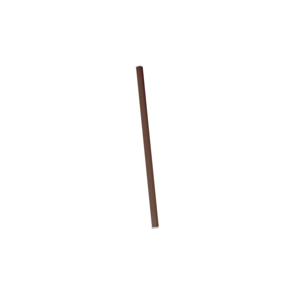 Pencil - Modulo luminoso a batteria Zafferano medio portatile e ricaricabile IP65 dimmer touch - Altezza 98cm Corten