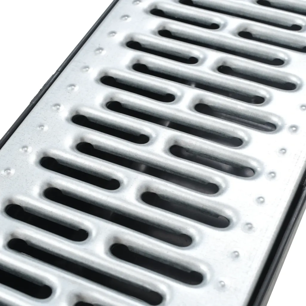 Canalette di Drenaggio 3 pz Acciaio Zincato 3 m 142877