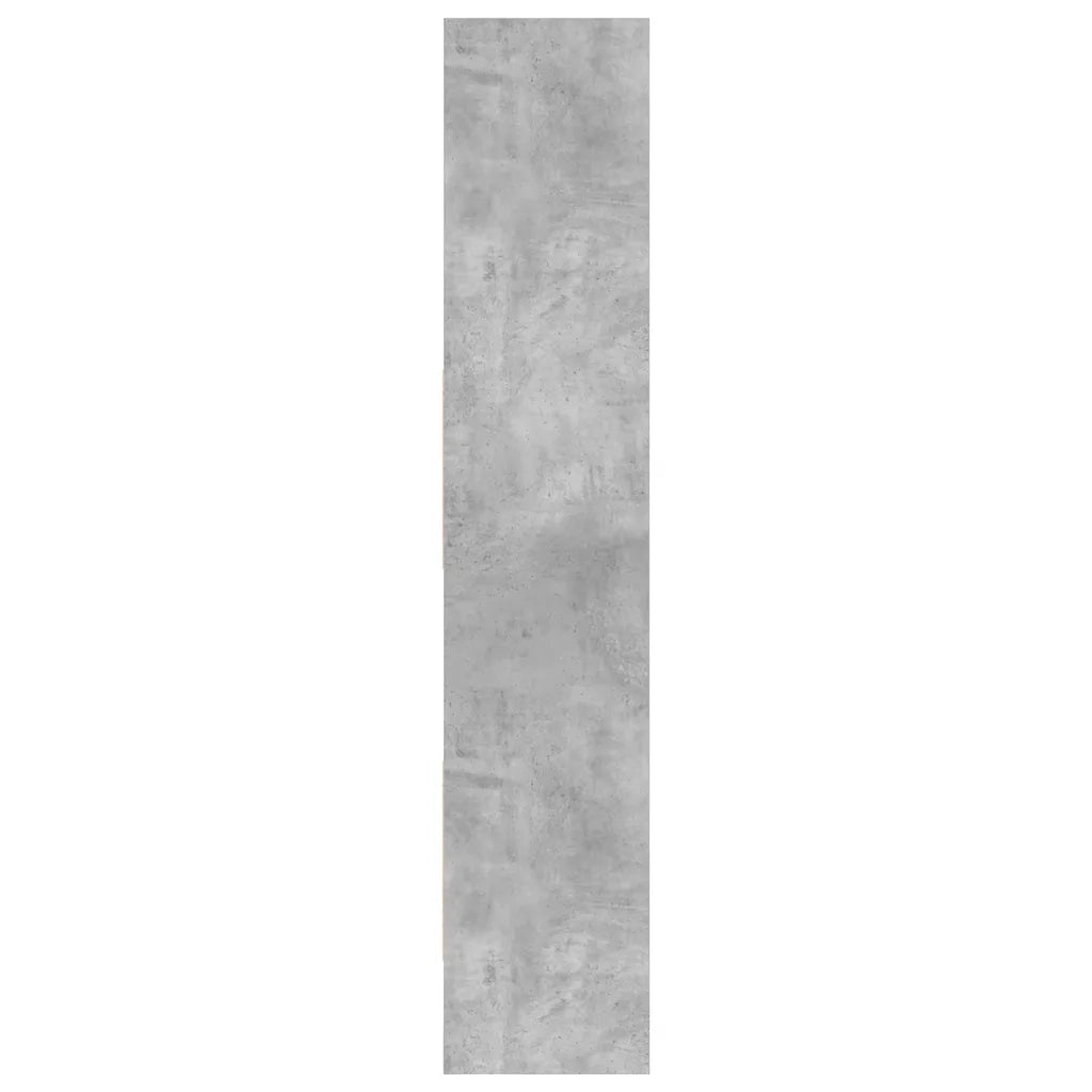 Libreria-Scaffale per Libri-Mobile di Stoccaggio Grigio Cemento 40x35x180 cm in Legno Multistrato 341953