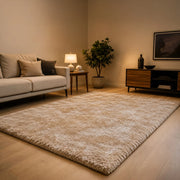 Latipa, Tappeto Altezza Pelo 35 mm 100% Poliestere, 230x160 cm Beige
