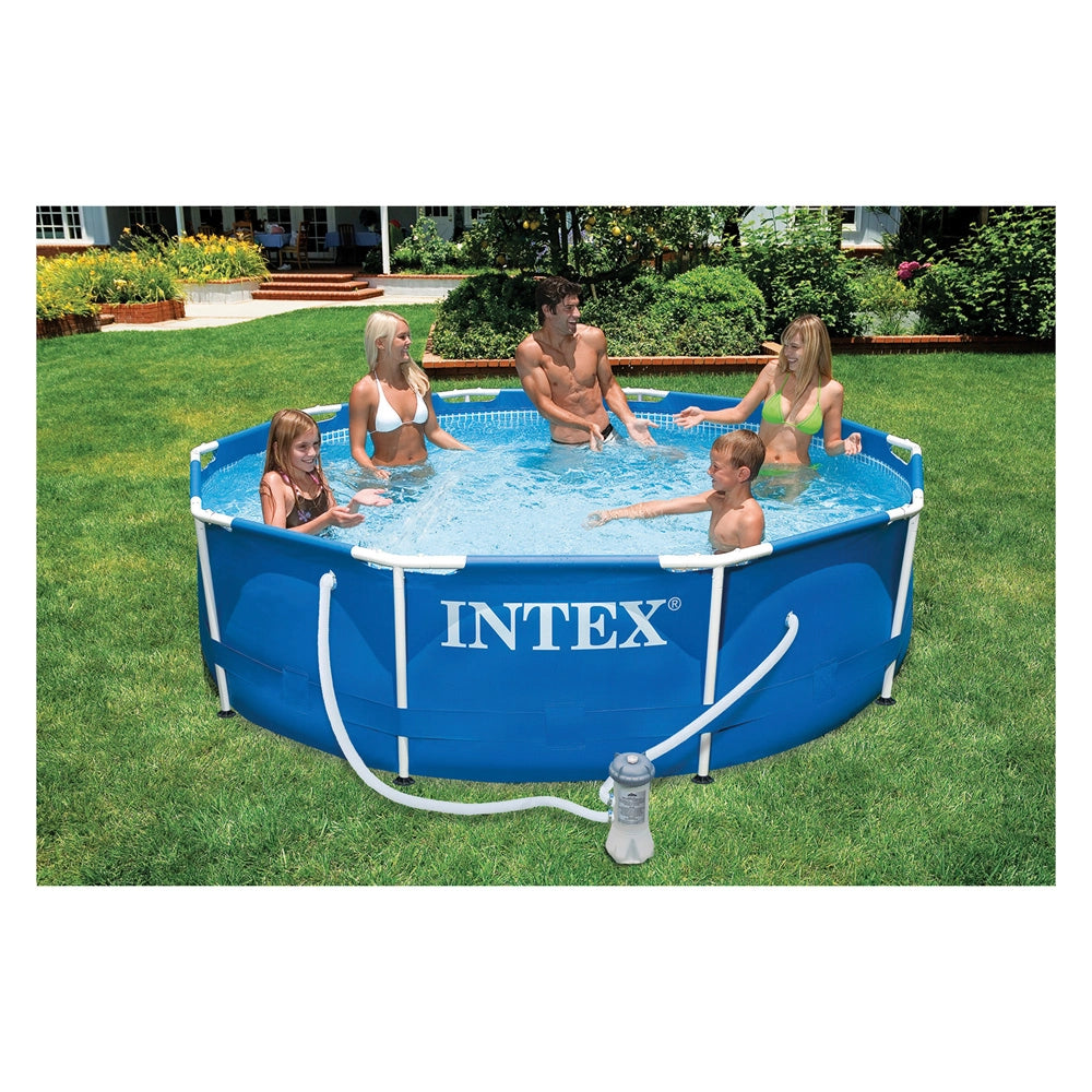 PISCINA CON TELAIO 'LINEA FRAME' cm 305 x 76 - 4485lt pompa 1250 l/h  - INTEX