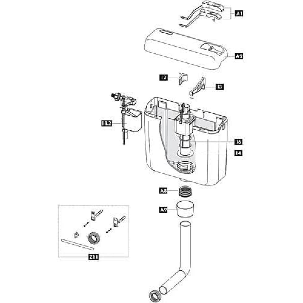 Rosone bianco fluidmaster 243277 fluidmaster 243277