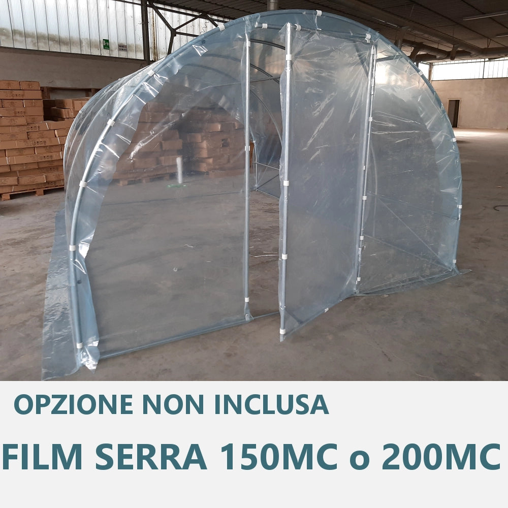 Struttura Serra Easy 3,5x6m tunnel ad archi