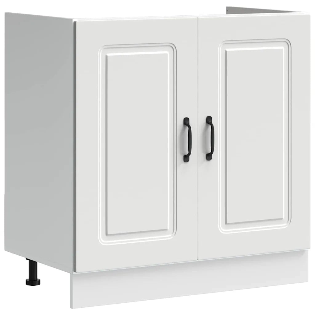 Mobile da cucina con porta Kalmar Bianco 80 x 46 x 81,5 cm 3315001