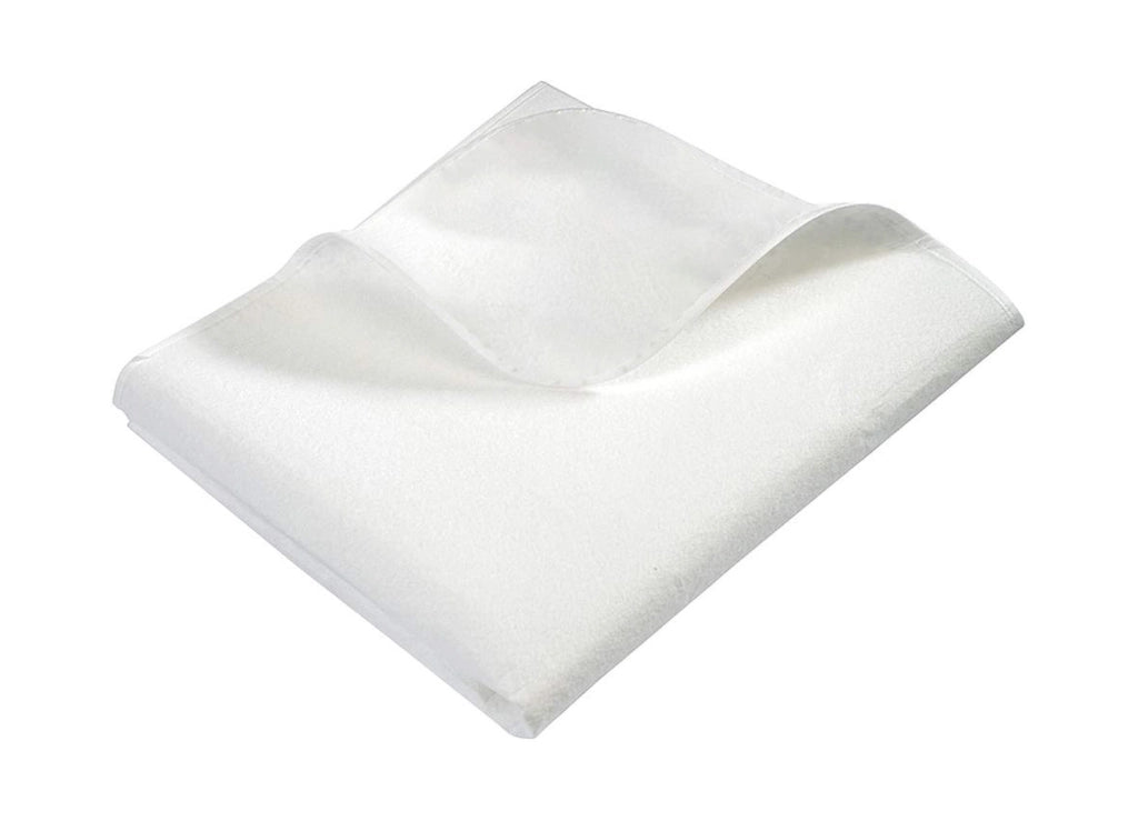 Coprirete In Feltro Anallergico Traspirante Con Lacci E Ganci Proteggi Doghe Lavabile Antiacaro Prodotto Italiano - Bianco - 140x190cm
