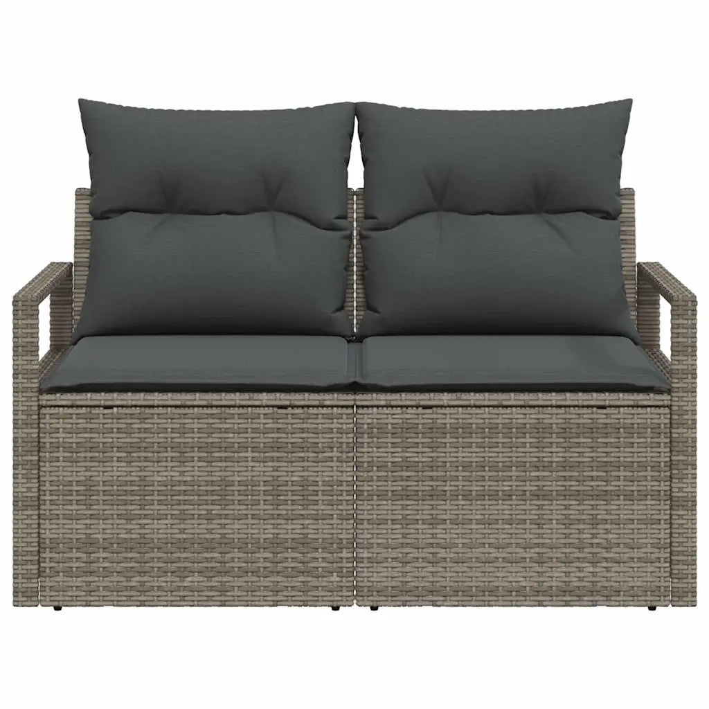 Divano da giardino con cuscino-Sofa da Giardino-Divano da esterno 120 x 62 x 69 cm. polyrattan 983169