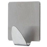 Trade Shop - Set 4 Pz Ganci Appendini Adesivi Parete Cucina Bagno Attaccapanni Quadrati 59663 -