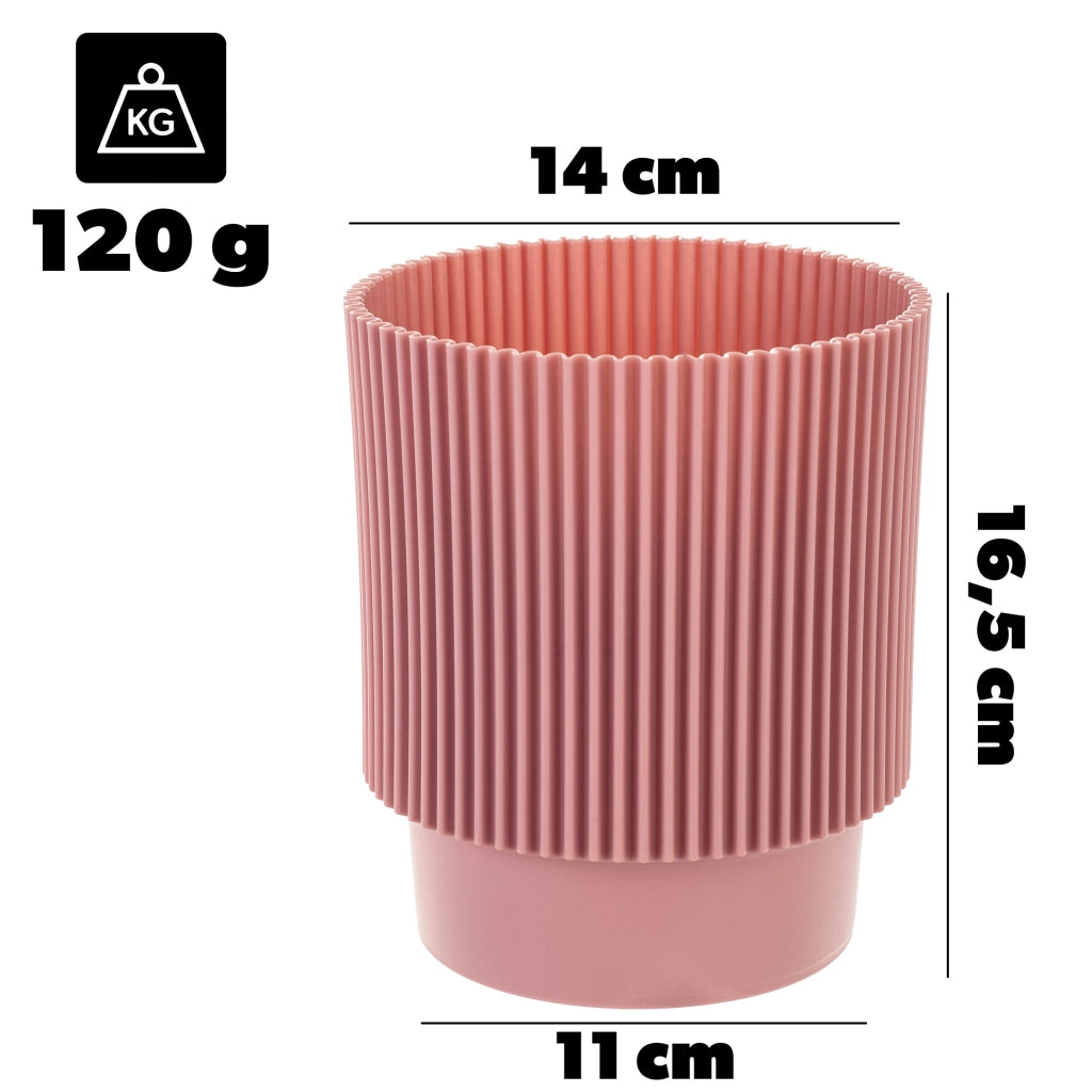 Vaso da fiori KADAX 13 cm, copripianta, vaso da fiori in plastica rosa