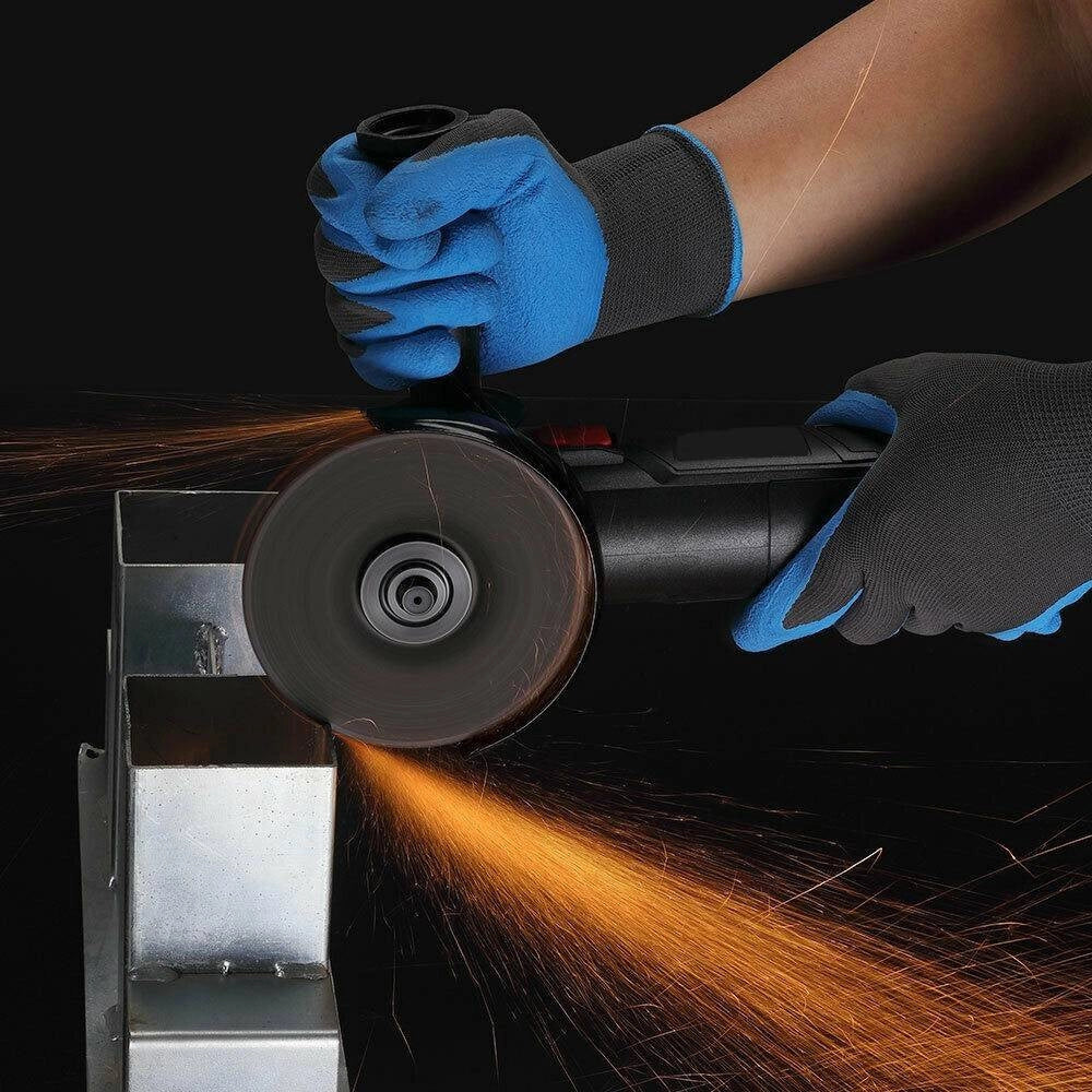 Trade Shop - Smerigliatrice Angolare 750w Flex Frullino 125mm 6 Dischi E Manico Regolabile -