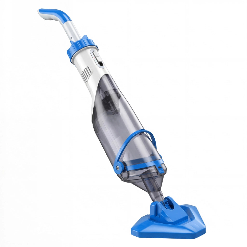 Pulitore Piscina Manuale con Cepillo e Asta Regolabile 63-150 cm ¨C zephmum ¨C Blu