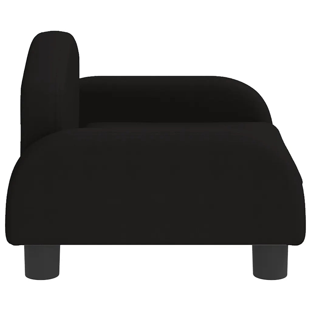 Lettino per Cani Nero 50x40x30 cm in Tessuto 171975