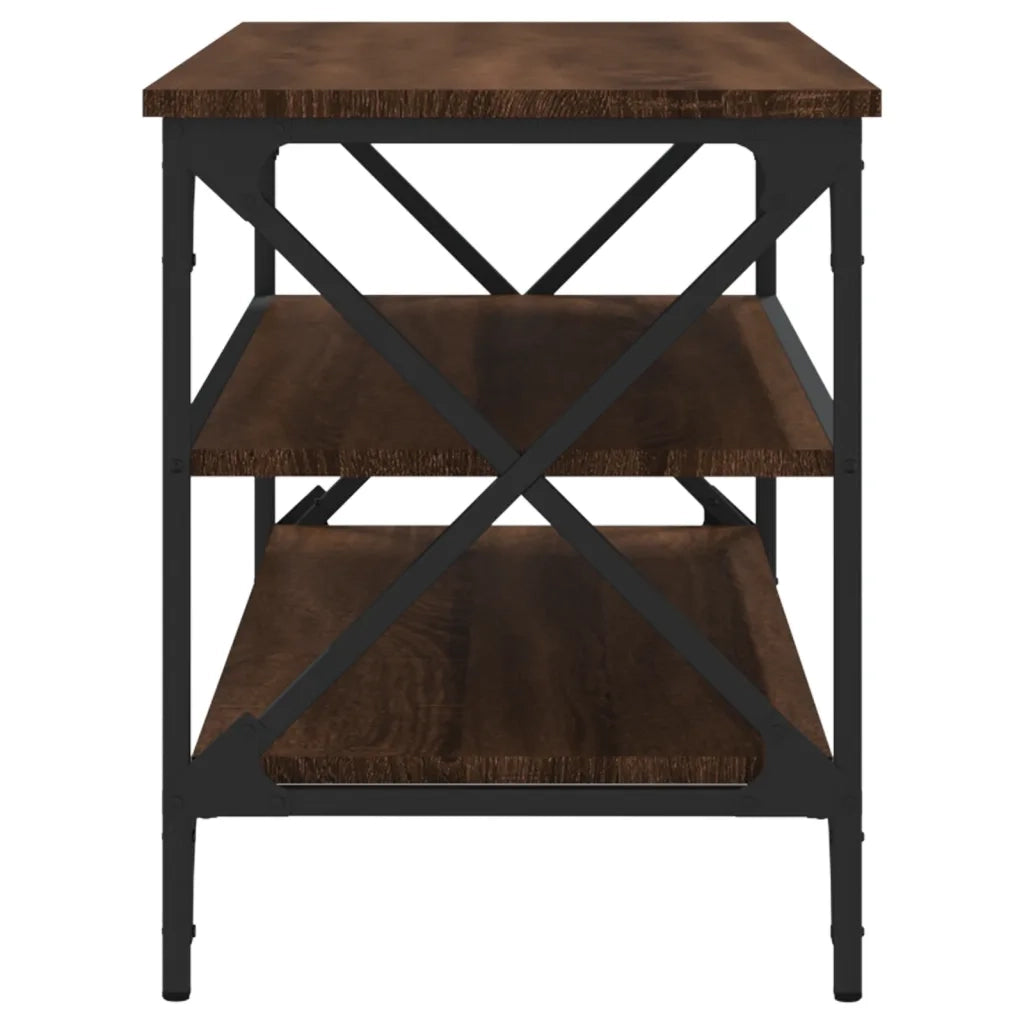 Mobile Porta TV-Mobile per TV-Credenza TV Rovere Marrone 100x40x50 cm Legno Multistrato