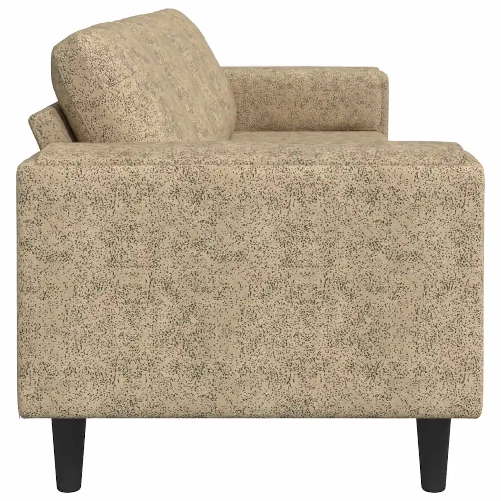 Set di divani Grigio chiaro Pelle scamosciata sintetica