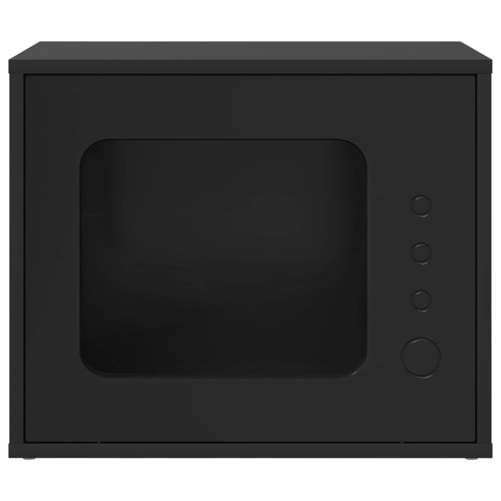 Casa per Gatti Nero 51 x 30 x 42,5 cm Legno ingegnerizzato 8000645