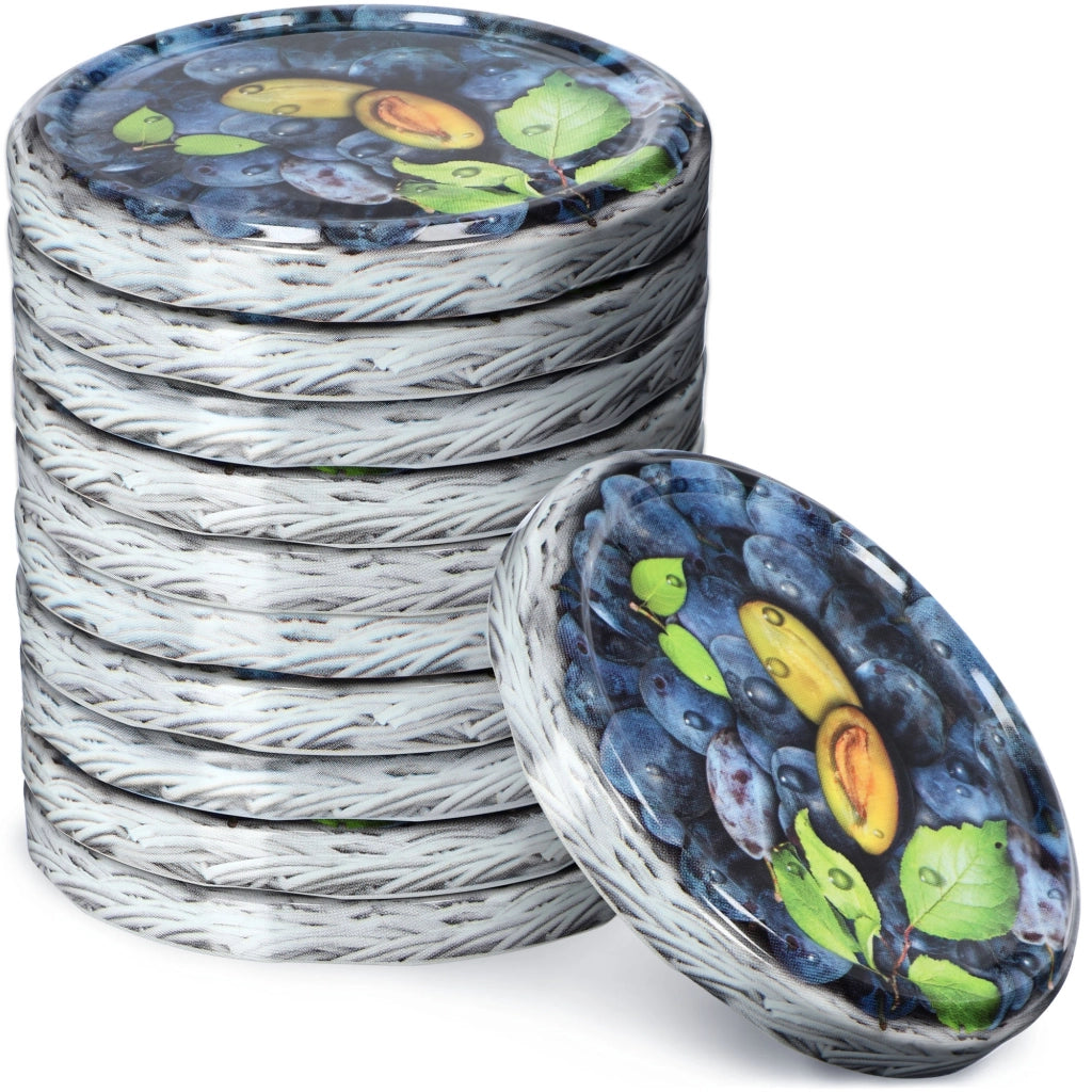 Tappi per barattoli KADAX, diametro 66 mm, confezione da 10 pezzi