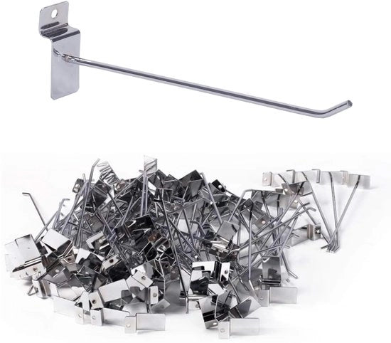 100 pezzi di chiodi per pannelli in acciaio inossidabile 20 cm per pannelli di legno per pannelli di metallo accessori per pannelli di legno per pannelli di metallo chiodi per spalla di attrezzo per parete garage scala officina