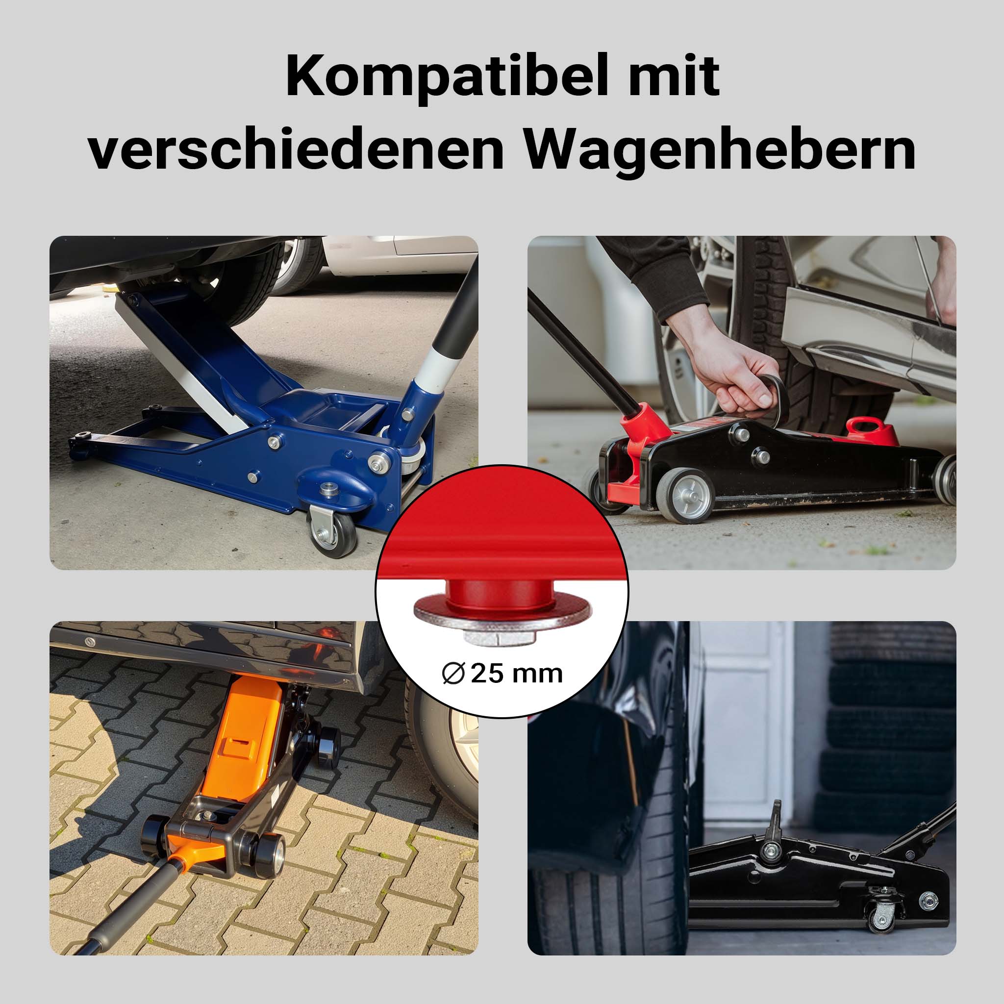 Traversa di sollevamento 2000 kg per ponte sollevatore martinetto