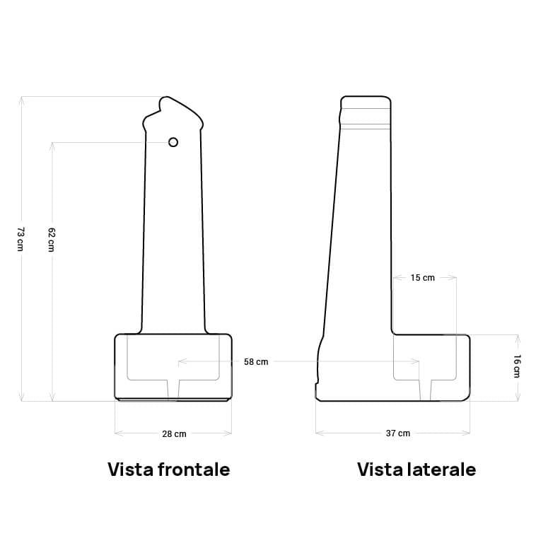 Fontana da Giardino Senza Rubinetto in Cemento Granulato di Marmo Zambla Nocciola