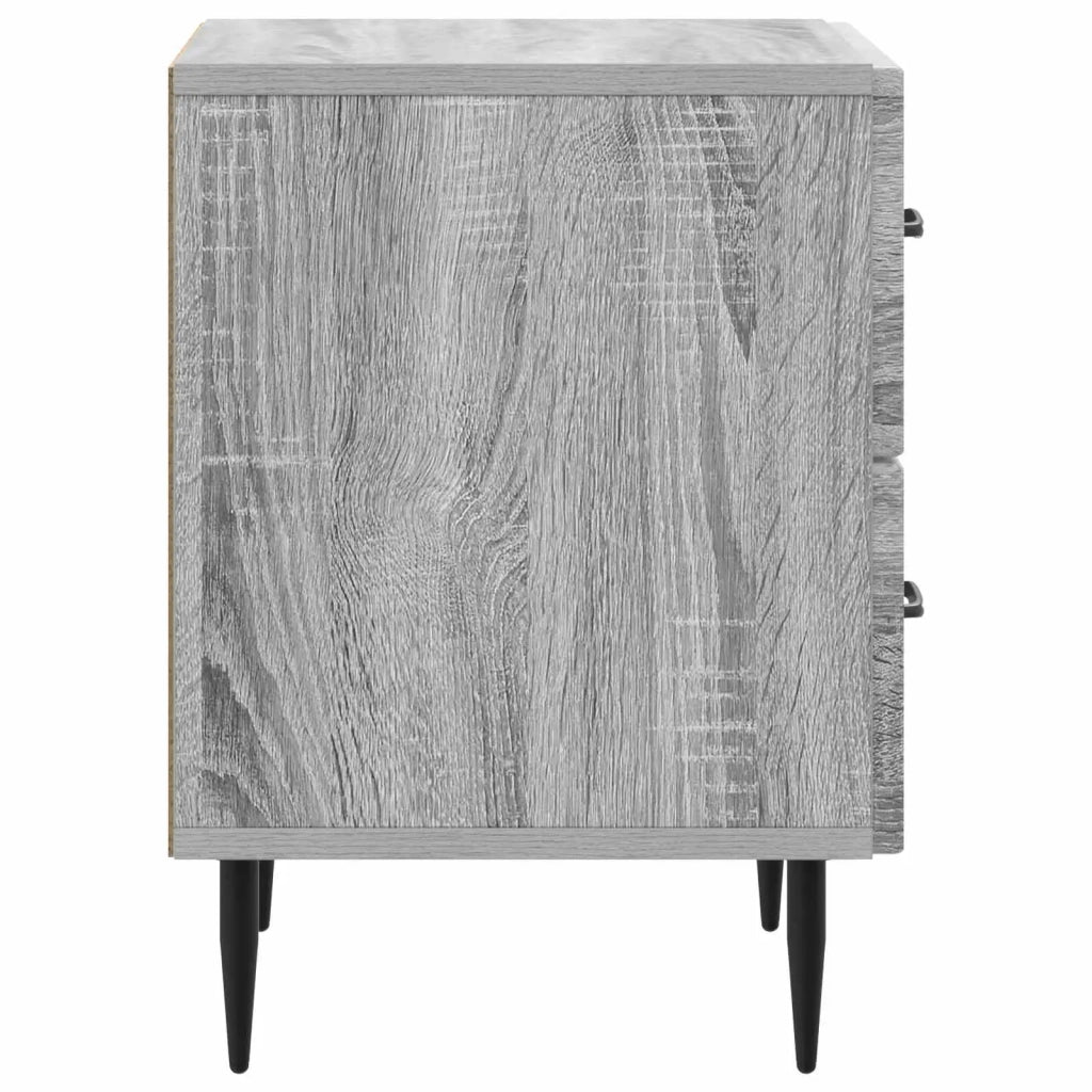 Armadio da Notte 2 pcs Grigio Sonoma 43 x 34,5 x 47,5 cm 894768