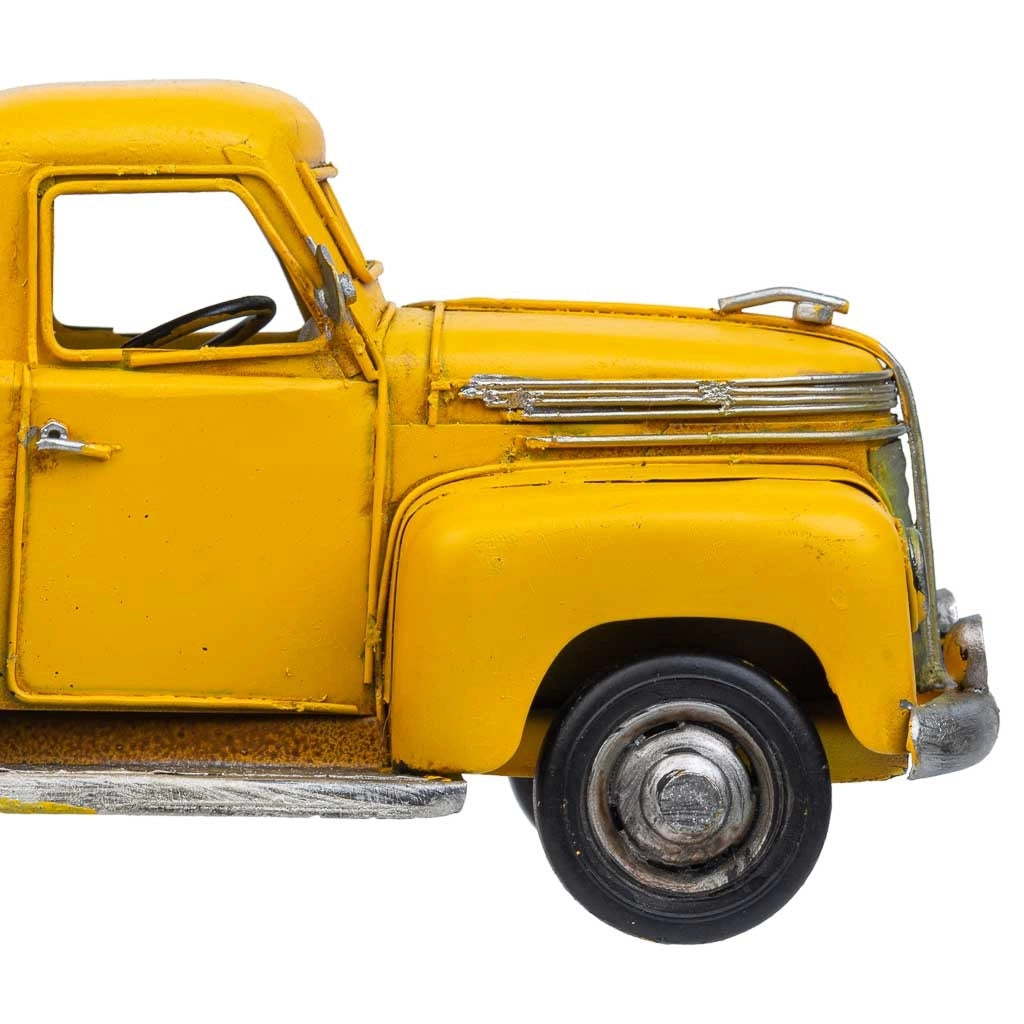 Furgone in metallo giallo 28x12x12h
