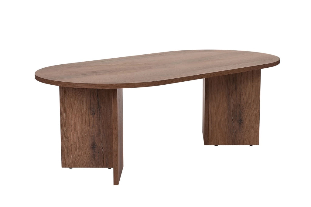 Tavolino da caffè in legno "Sabbia" - 60 x 119 x 40 cm - Noce