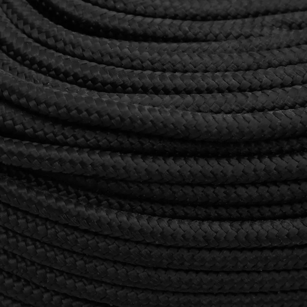 Corda per barca Completamente Nera 8 mm 50 m in Polipropilene 152502