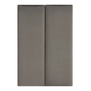 Set di 2 cuscini da parete in velluto 90 x 30 cm grigio scuro 03_0010584