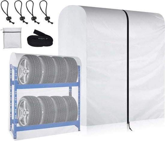 Custodia per pneumatici impermeabile e stoffa impermeabile - 420D Oxford - 112x145x75cm con chiusura a cerniera