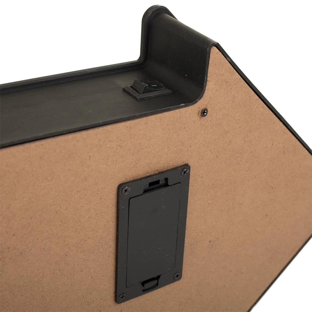 Targa luminosa da parete plastica bianca 65x27,5x10,5h cm