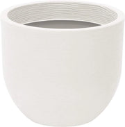 Piantagione in plastica - adatto per interni ed esterni - 1 pezzo - bianco - Ø 49,5 cm