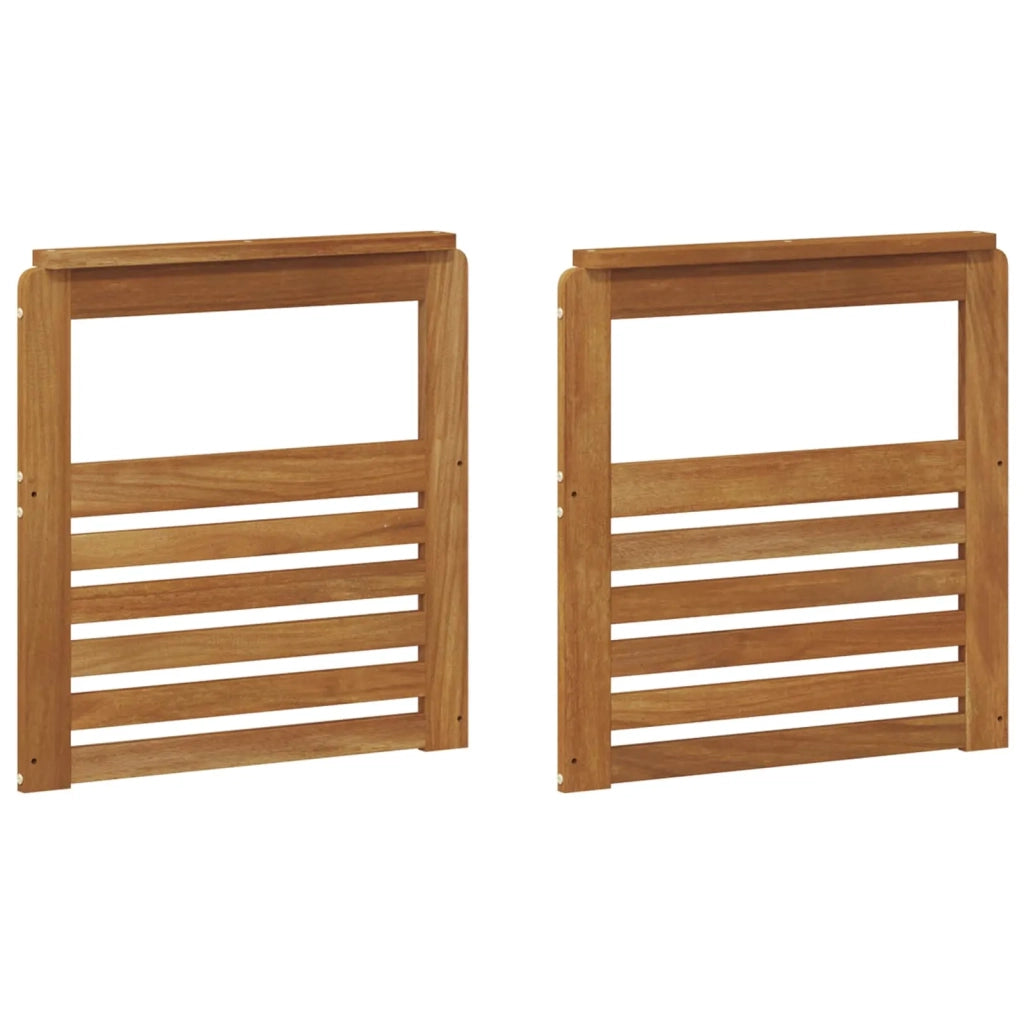 Braccioli 2 pcs Marrone 59 x 6 x 61 cm Legno multistrato 900518