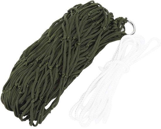 Matassa da appendere all'aperto - Nylon - Progettata ergonomicamente - Giallo - Respirante e confortevole - Ideale per giardino e spiaggia - 200x80cm